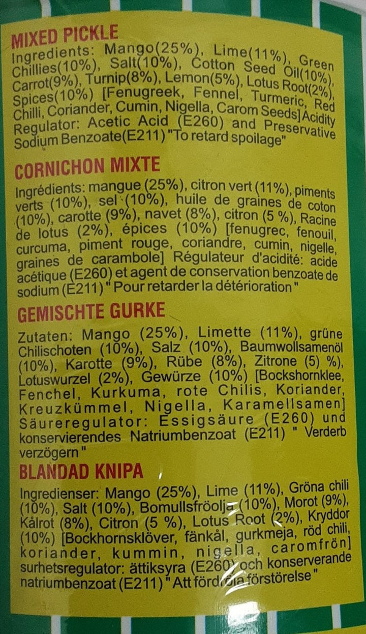 Pachranga Pickle Mixed 800g