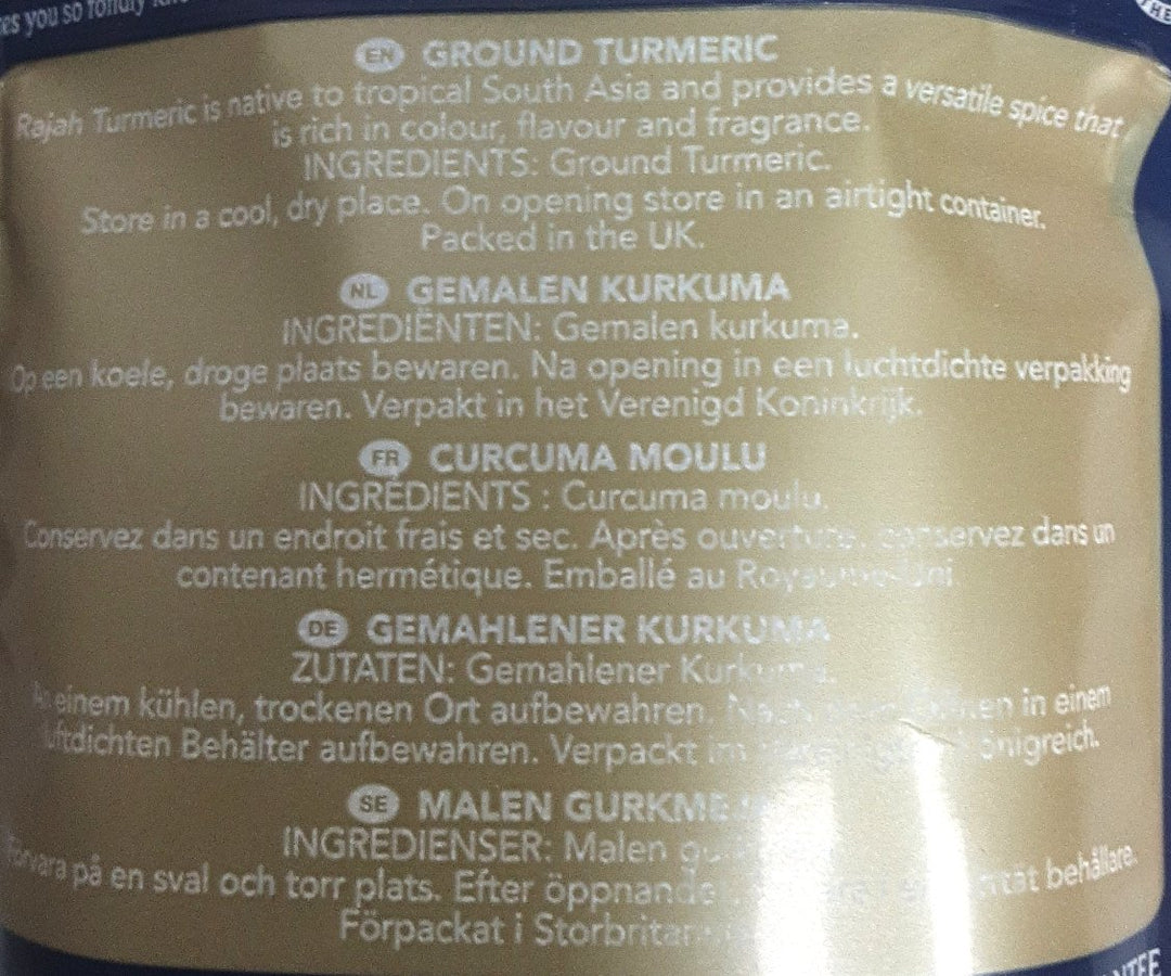 Rajah Ground Haldi Turmeric Powder 100g