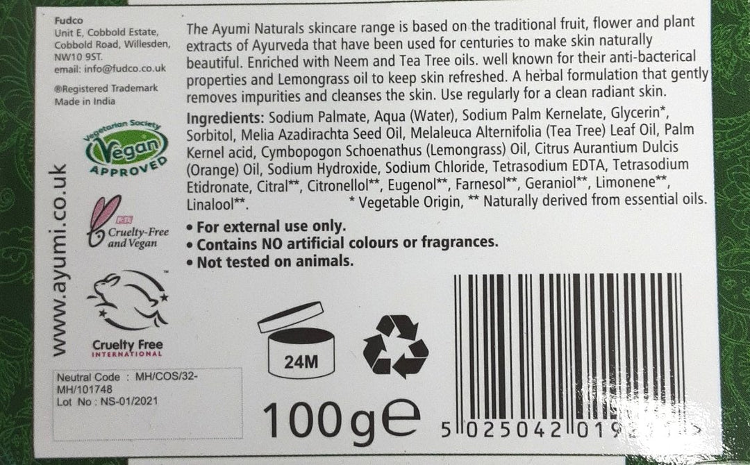 Ayumi Neem Soap 100g