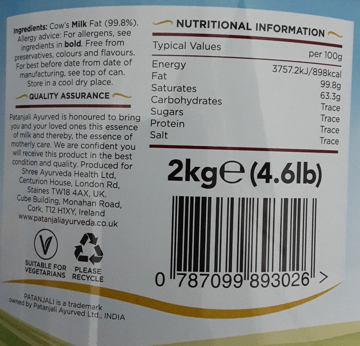 Patanjali Cow Ghee 2kg