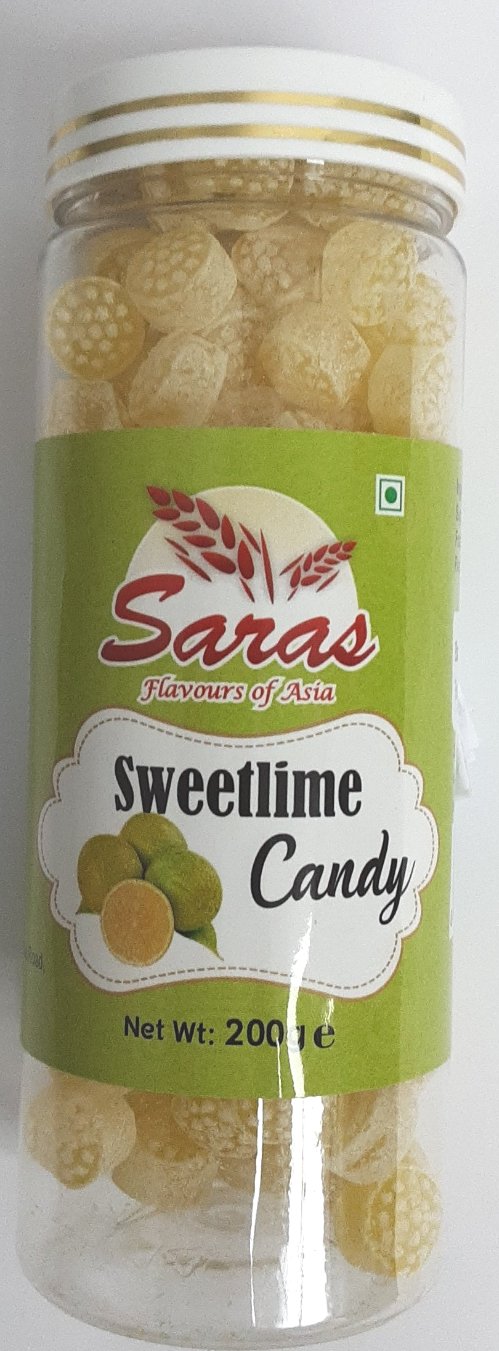 Saras Candy Sweet Lime 200g
