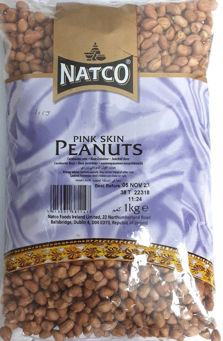 Natco Pink Skin Peanuts 1Kg