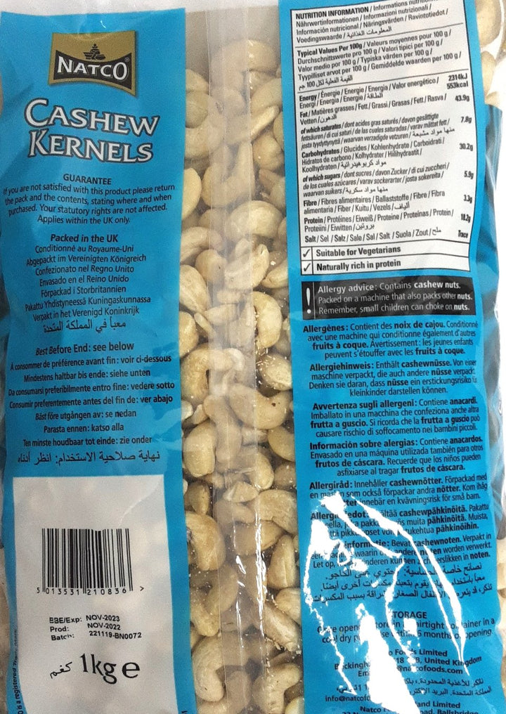 Natco Cashew Kernels 750g