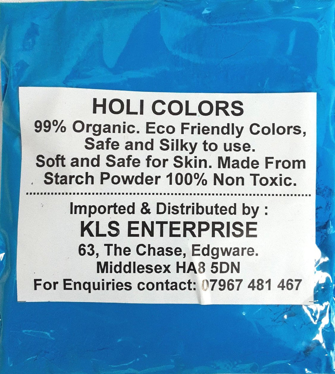 Holi Colours Organic Non Toxic & Eco Friendly 100g Blue Mix & Match Buy 1 Get 1 Free