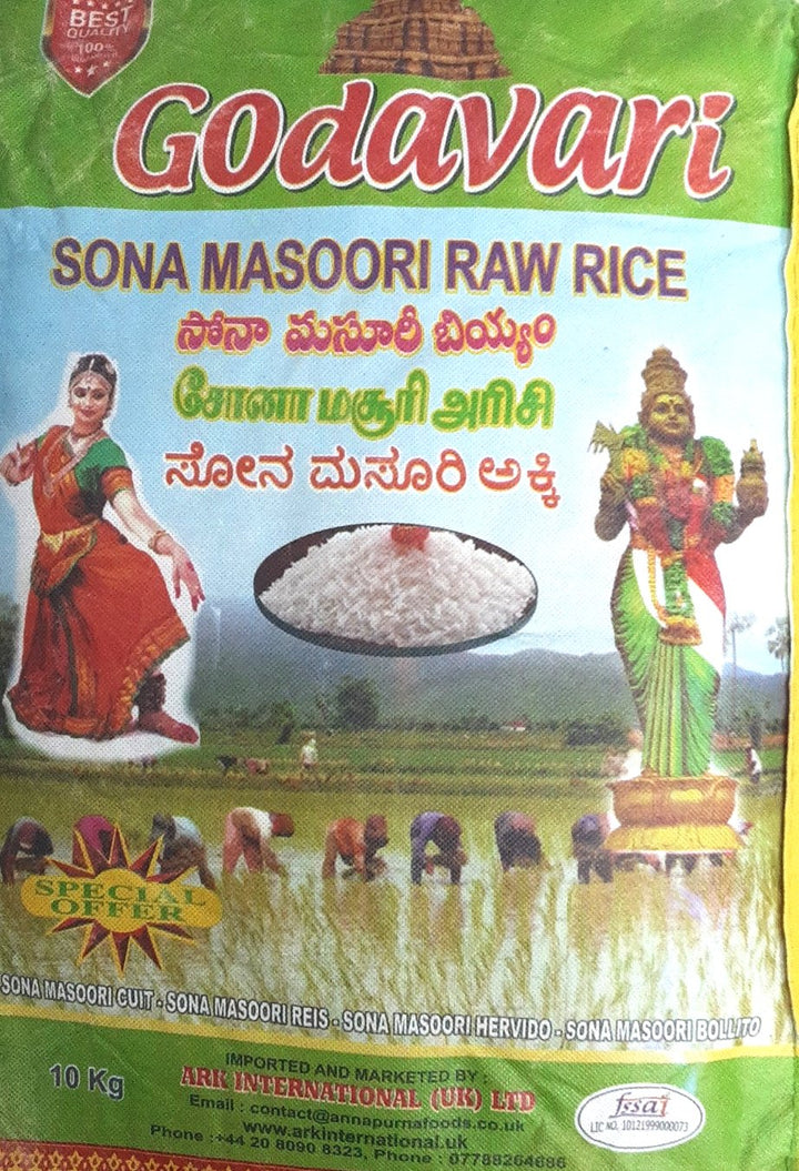 Godavari Rice Sona Masoori Andhra 10Kg