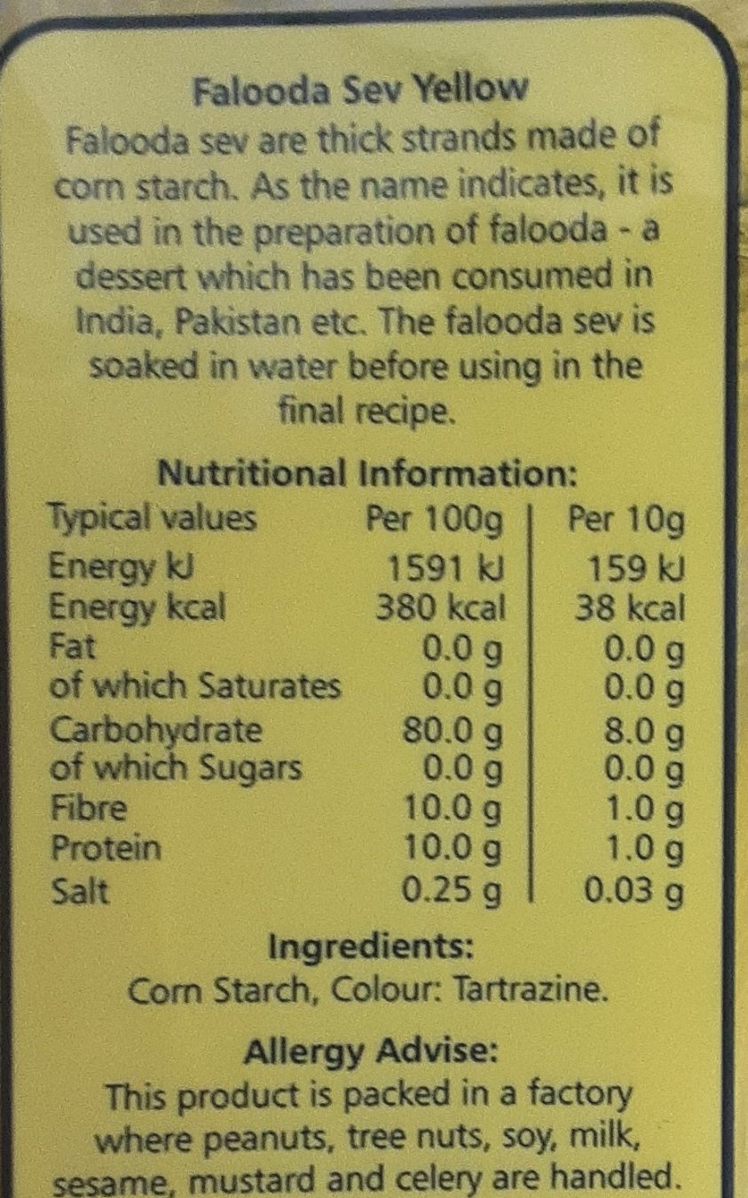Top Op Falooda Sev Yellow 100g