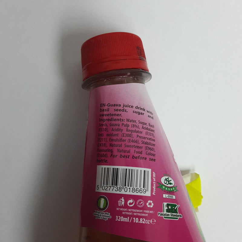 Regal Basil Seed Drink Pink Guava 320ml