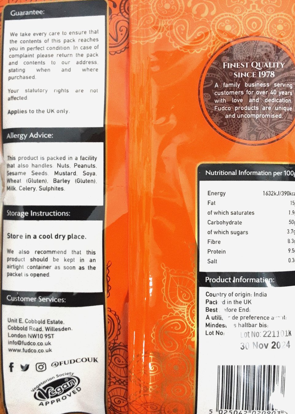 Fudco Haldi Rajapuri Turmeric Powder 300g