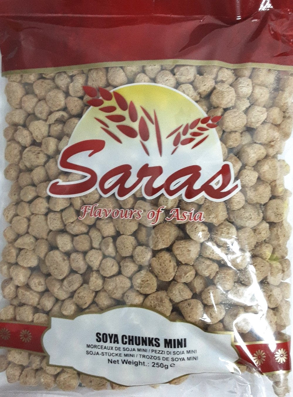 Saras Soya Chunks Mini 250g