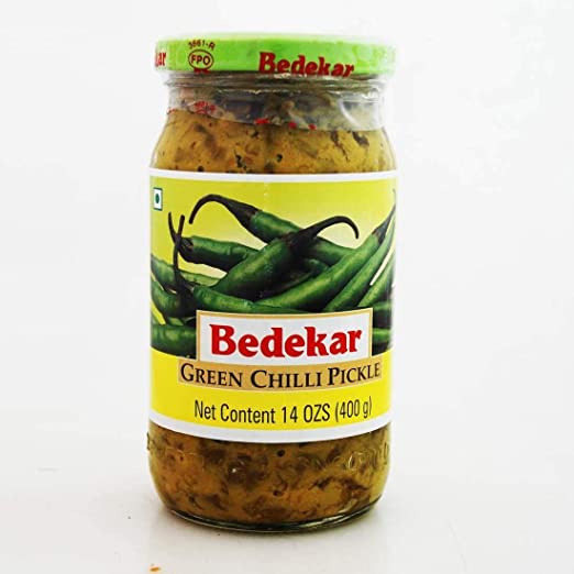 Bedekar Pickle Green Chilli 400g