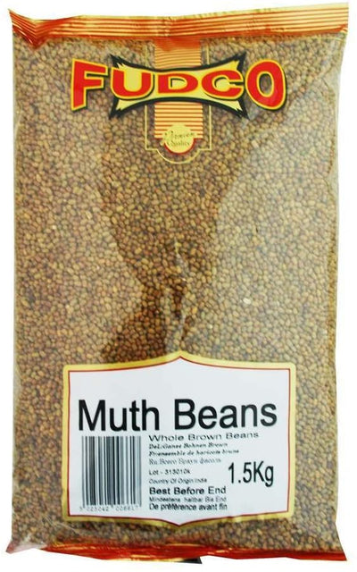 Fudco Moth Whole Brown Beans 1.5kg