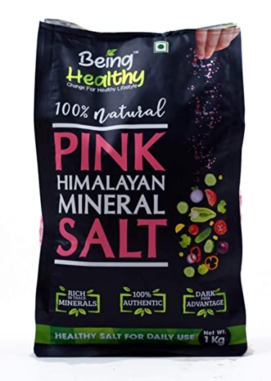Being Healthy Pink Himalayan Mineral Salt 1Kg