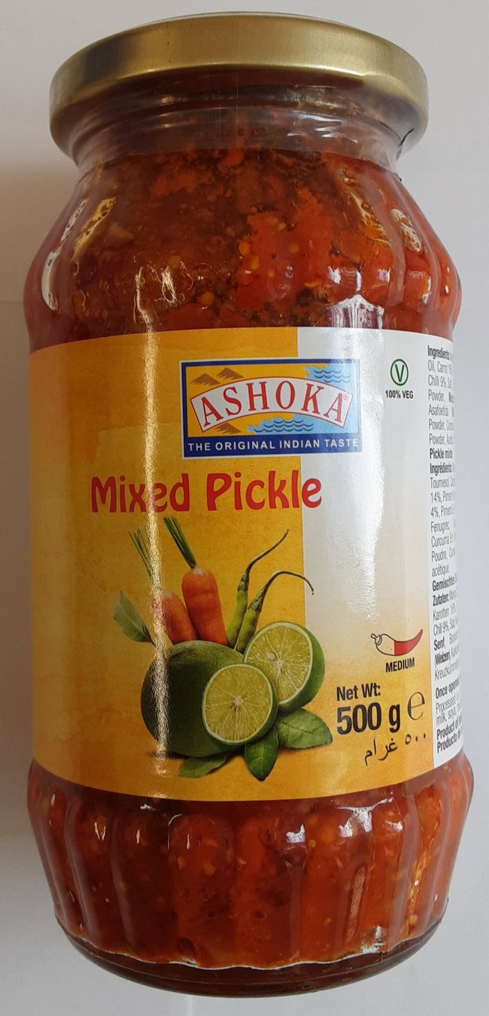 Ashoka Mixed Pickle 500g - ExoticEstore