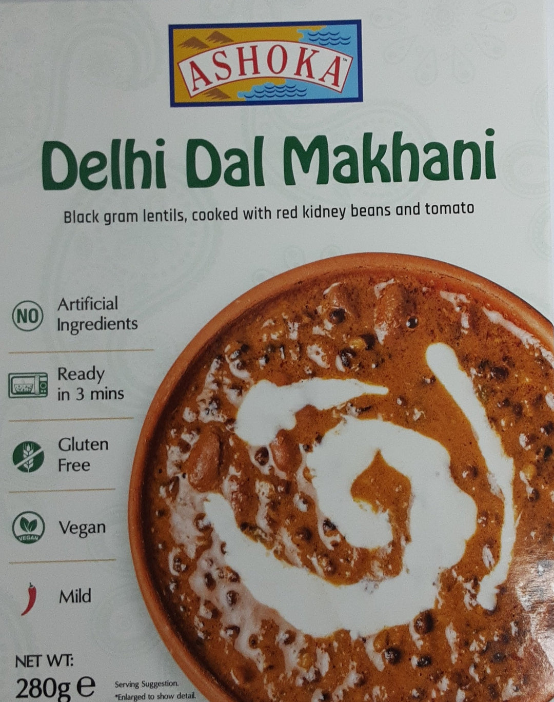 Ashoka Ready Meal Delhi Dal Makhnani 280g