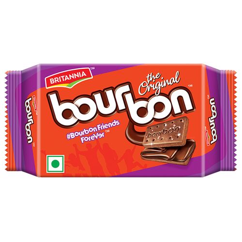 Britannia Bourbon Cholocate Flavoured Creme Biscuits 400g