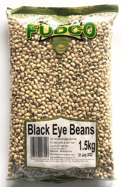 Fudco Black Eye Beans 1.5kg