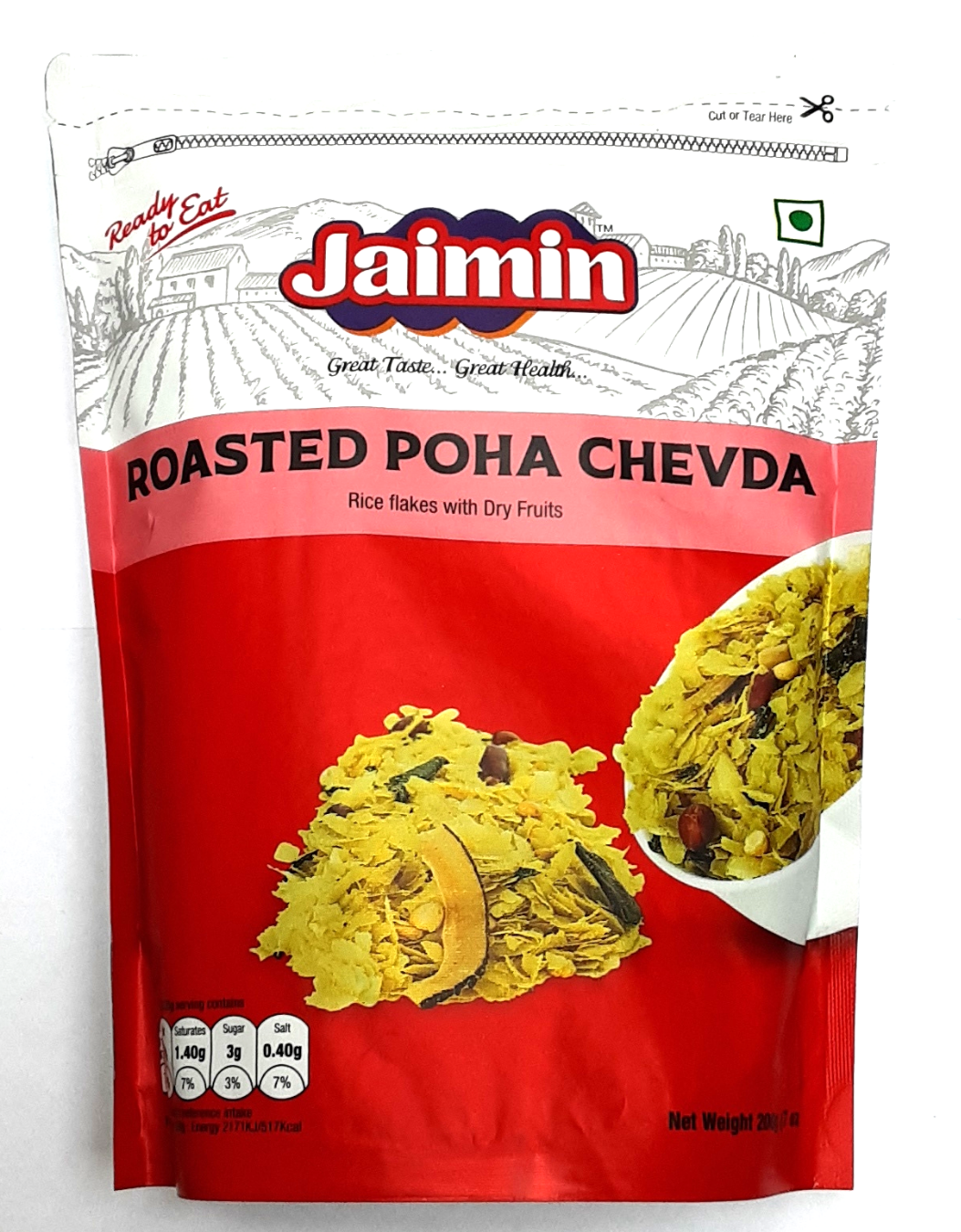 Jaimin Poha Chevda Roasted 200g - ExoticEstore