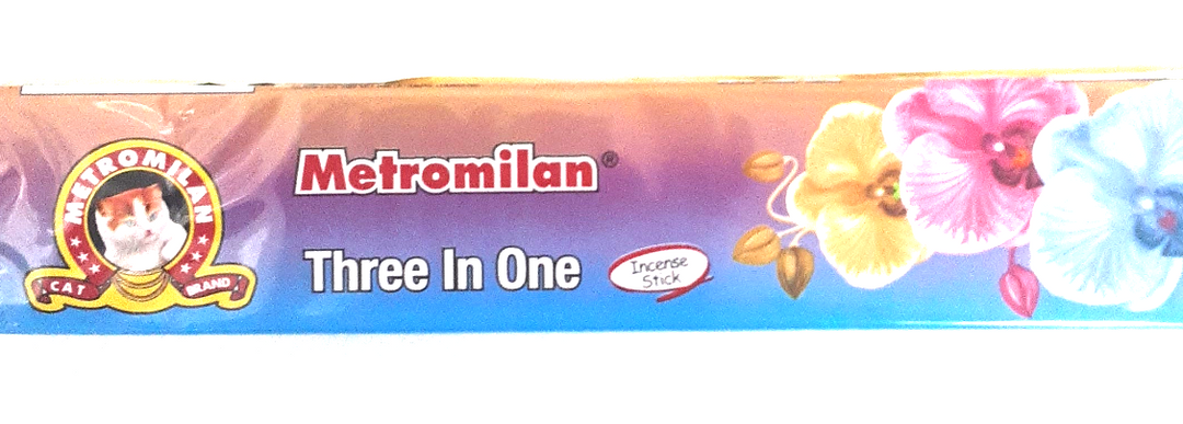 Metromilan Incense Sticks 3 In 1 24 Sticks