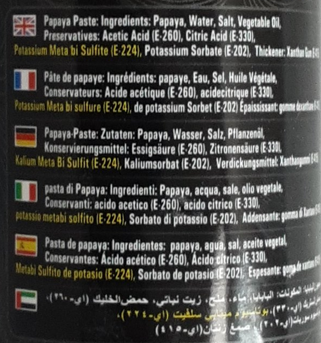 Sapna Paste Papaya 330g