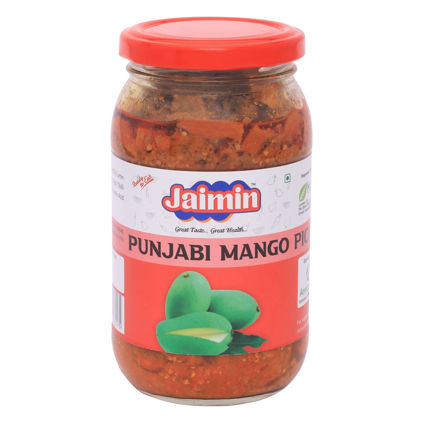 Jaimin Pickle Punjabi Mango 400g - ExoticEstore