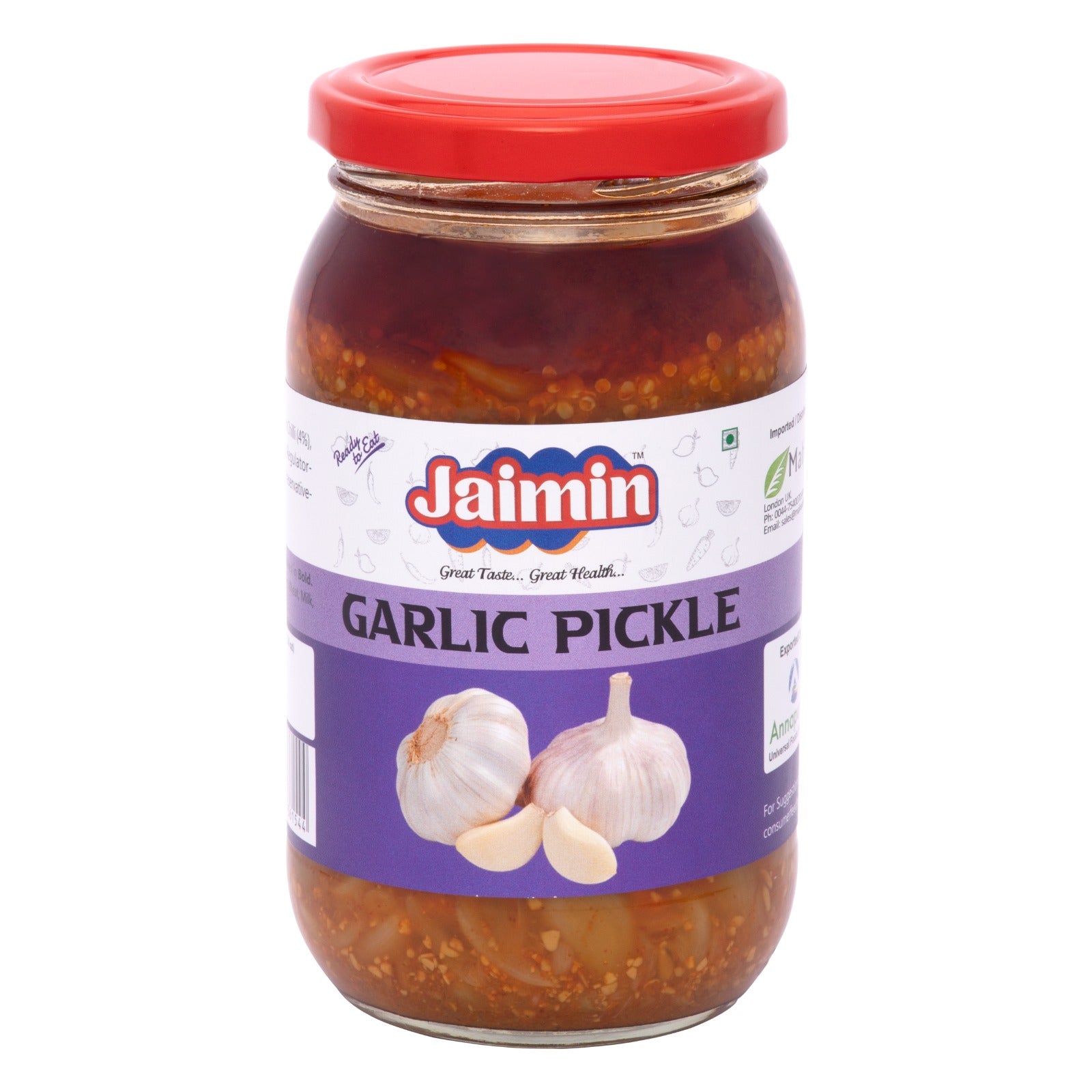 Jaimin Pickle Garlic 400g - ExoticEstore