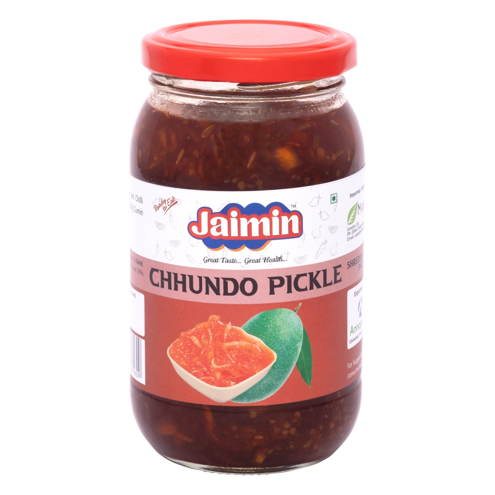 Jaimin Pickle Chhundo 500g - ExoticEstore