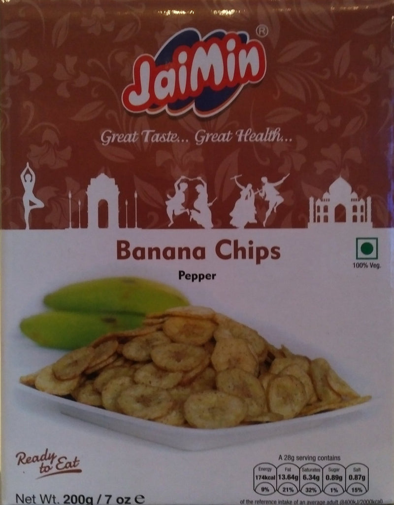 Jaimin Banana Chips Pepper - 200g - ExoticEstore