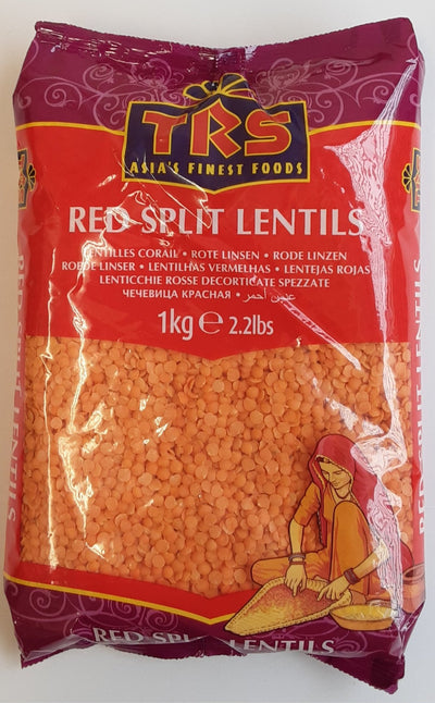 TRS Red Split Lentils 1kg - ExoticEstore