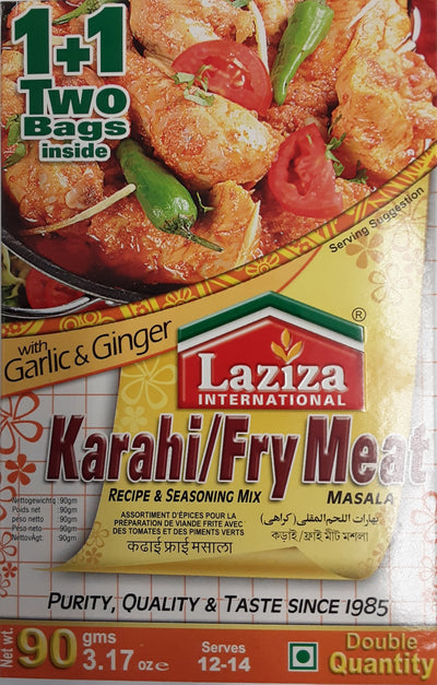 Laziza Karahi/ Fry Meat Masala 90g - ExoticEstore