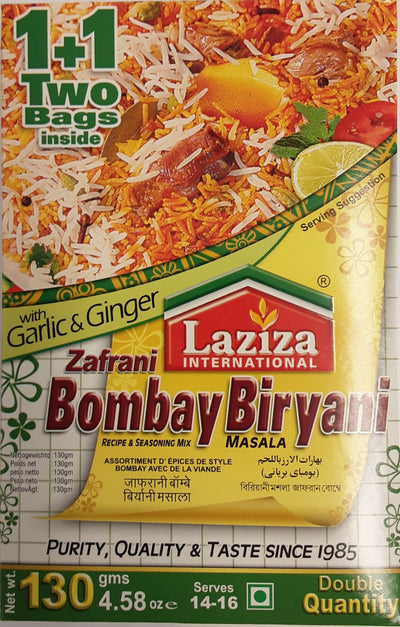 Laziza Zafrani Bombay Biryani Masala 130g - ExoticEstore