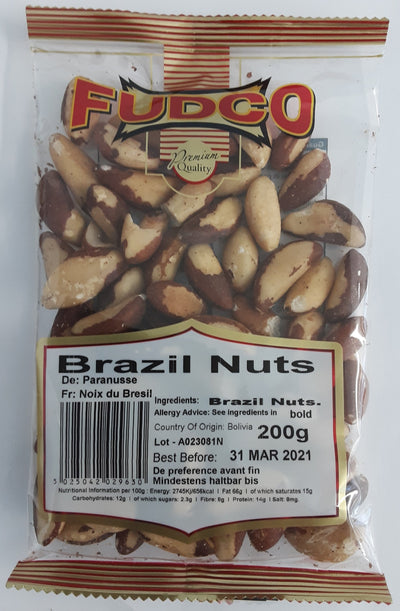 Fudco Brazil Nuts 200g - ExoticEstore