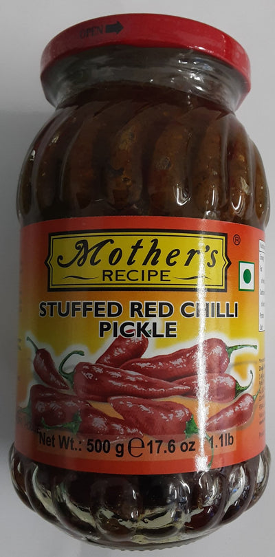 Mother's Stuffed Red Chilli Pickle 500g - ExoticEstore
