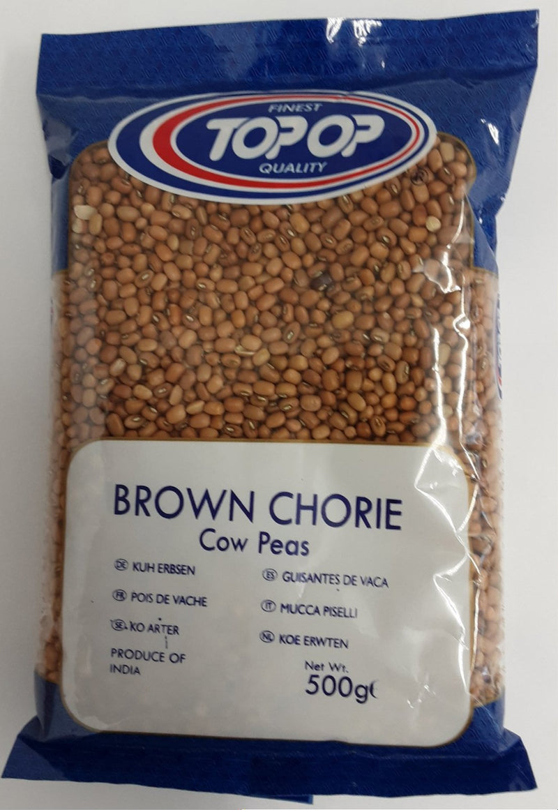 Top Op Brown Chorie Cow Peas 500g - ExoticEstore
