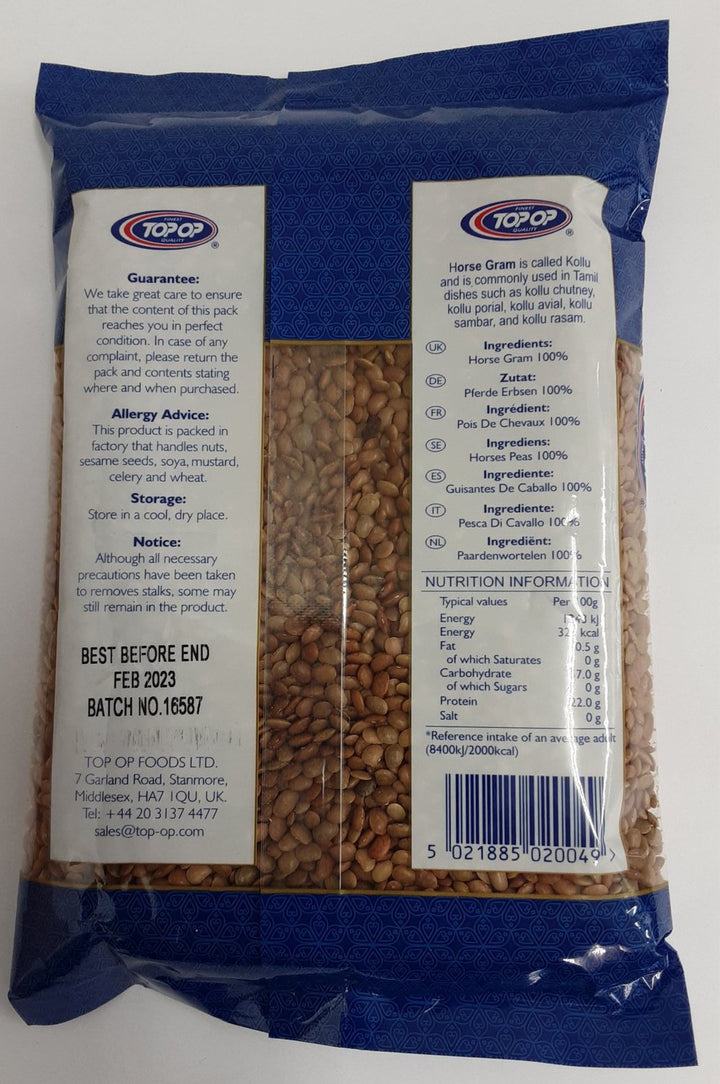 Top Op Horse Gram Kulthi 500g - ExoticEstore