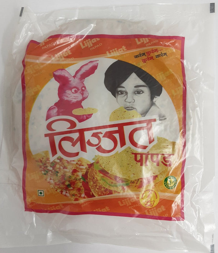 Lijjat Punjabi Masala Poppadums 200g - ExoticEstore