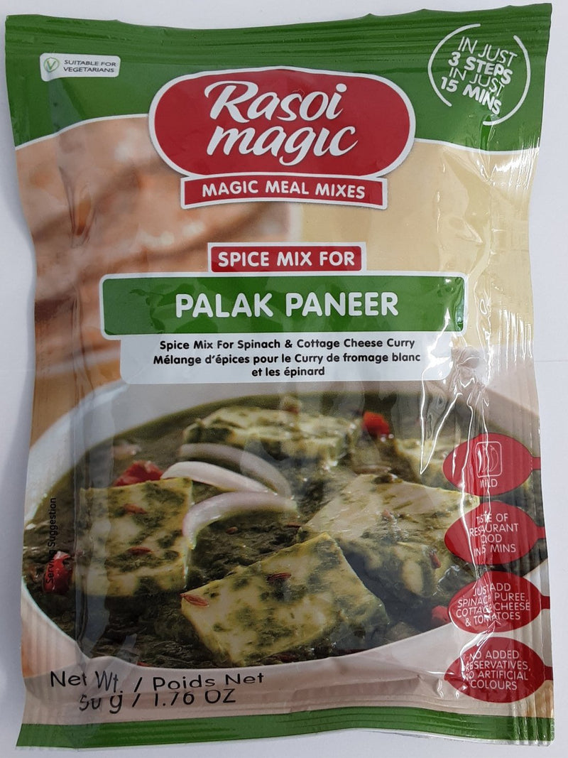 Rasoi Magic Palak Paneer Spice Mix 50g - ExoticEstore