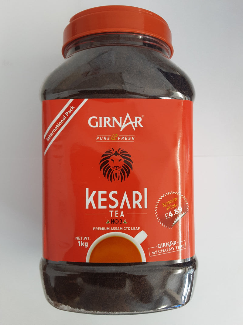 Girnar Kesari Black Loose Tea 1kg MP £4.89 - ExoticEstore