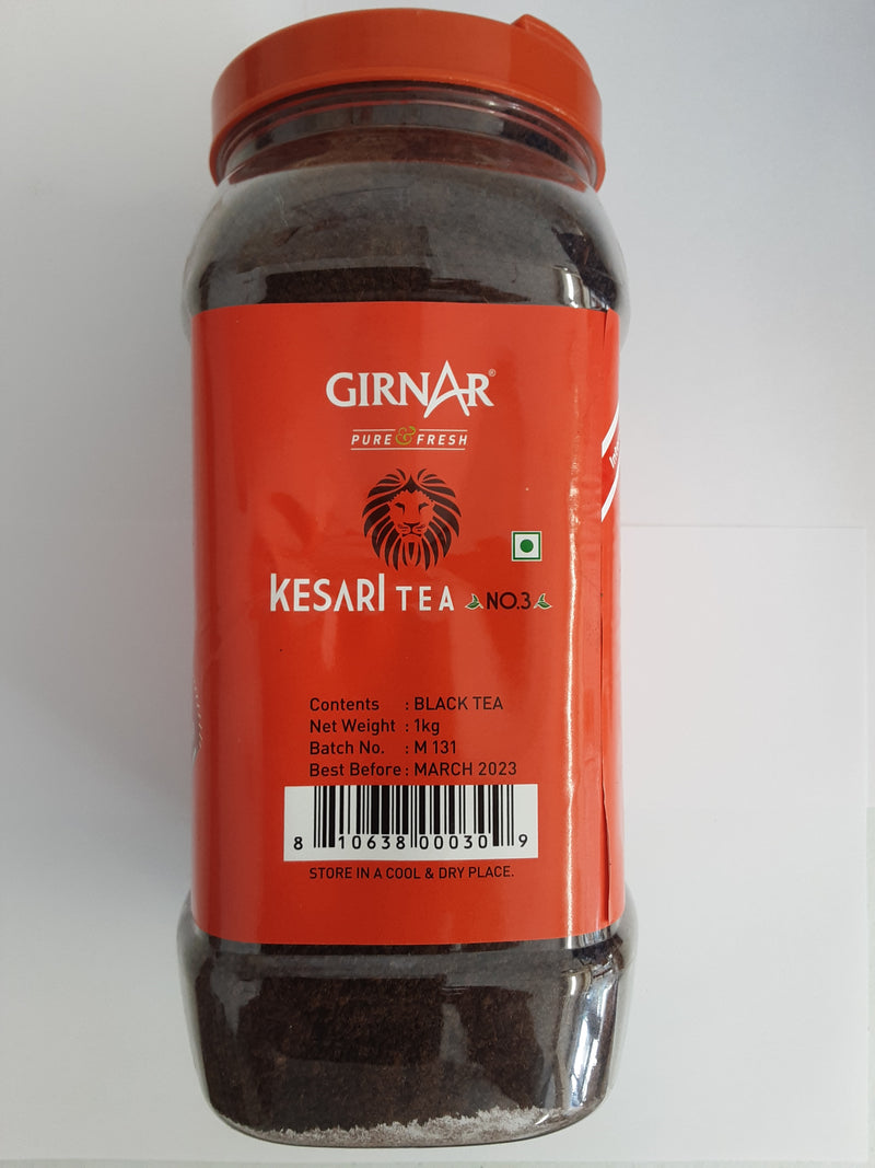 Girnar Kesari Black Loose Tea 1kg MP £4.89 - ExoticEstore