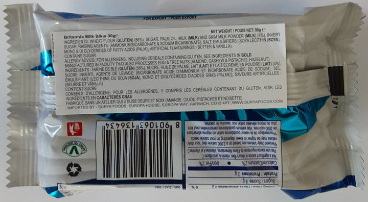 Britannia Milk Bikis Biscuits 90g - ExoticEstore