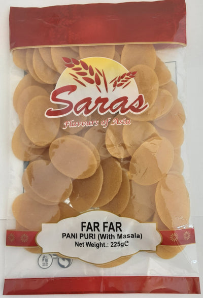 Saras Far Far Pani Puri With Masala 225g - ExoticEstore