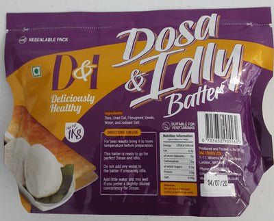 D & I Dosa And Idli Batter 1kg - ExoticEstore