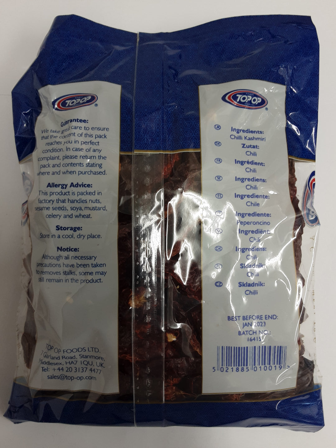 Top Op Whole Kashmiri Chilli 100g - ExoticEstore