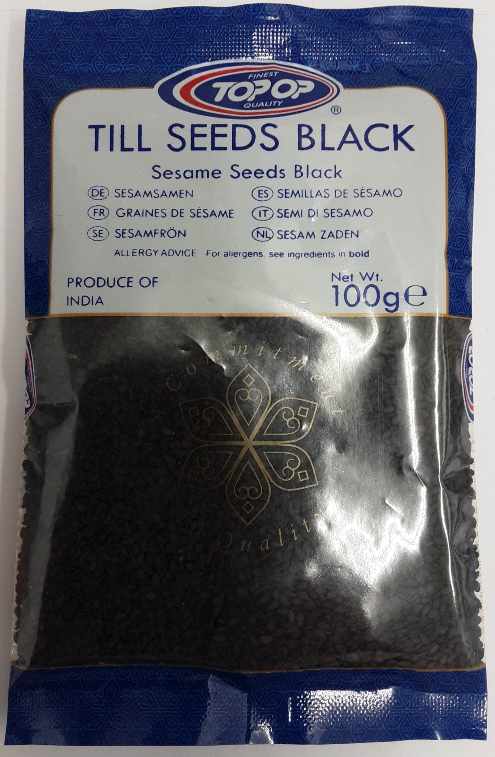 Top Op Till Seeds Black 100g - ExoticEstore