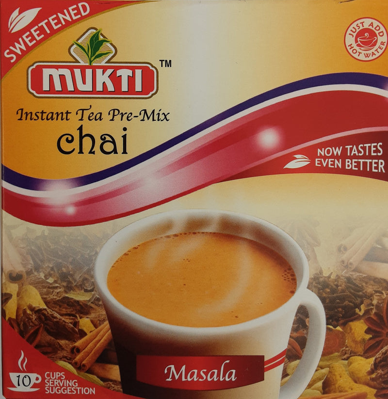 Mukti Instant Tea Pre Mix Masala Sweetened 10 Servings 220g - ExoticEstore