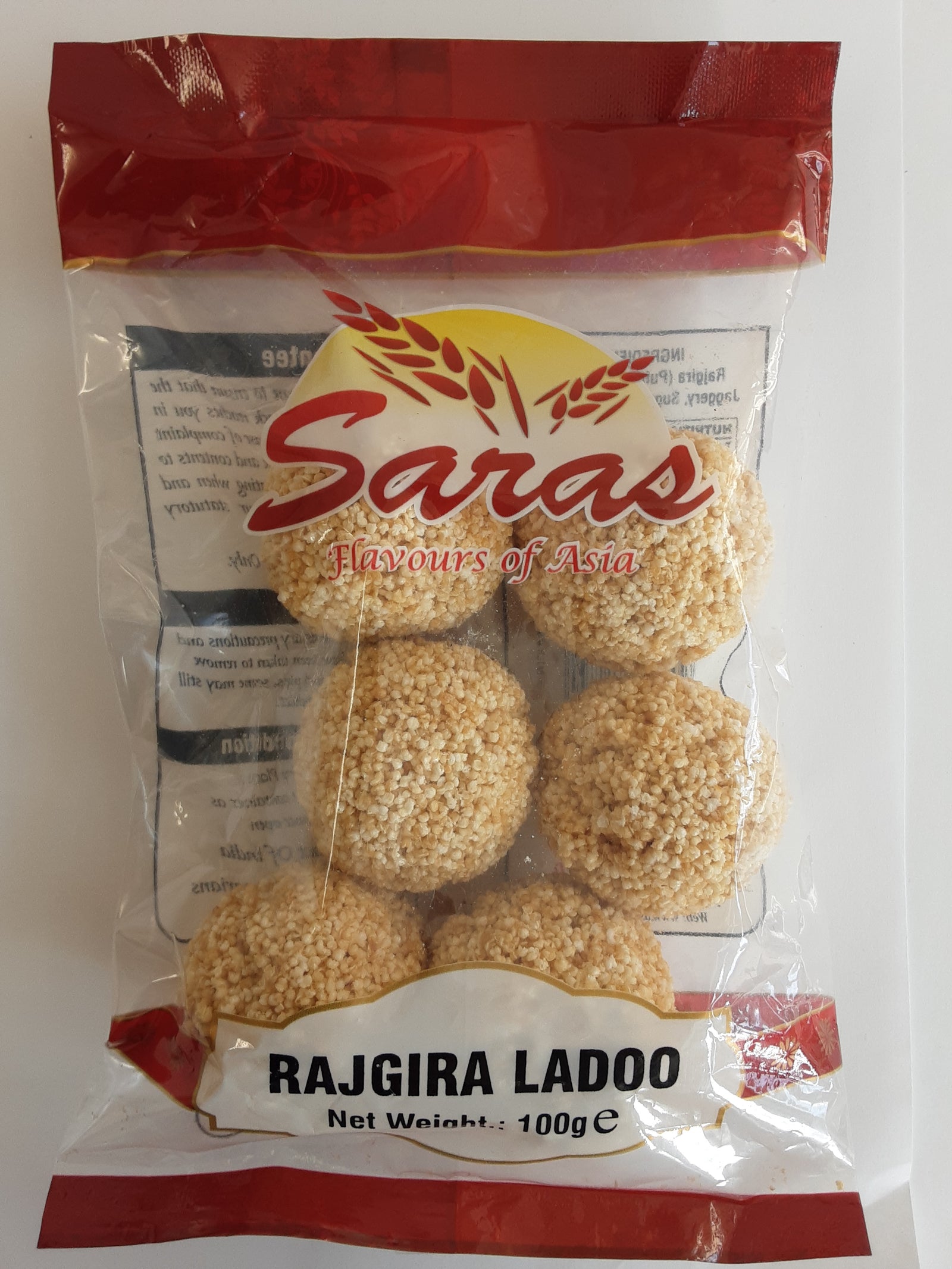 Saras Rajgira Ladoo 100g - ExoticEstore