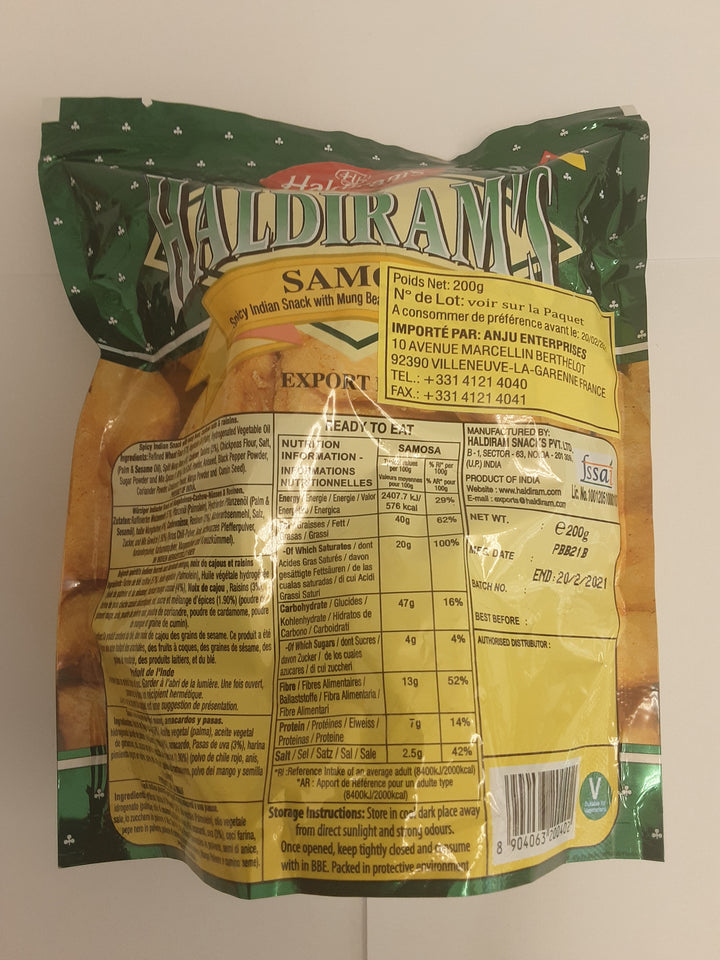 Haldiram's Samosa 200g - ExoticEstore