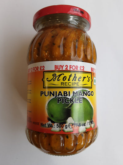 Mothers Punjabi Mango Pickle 500g - ExoticEstore