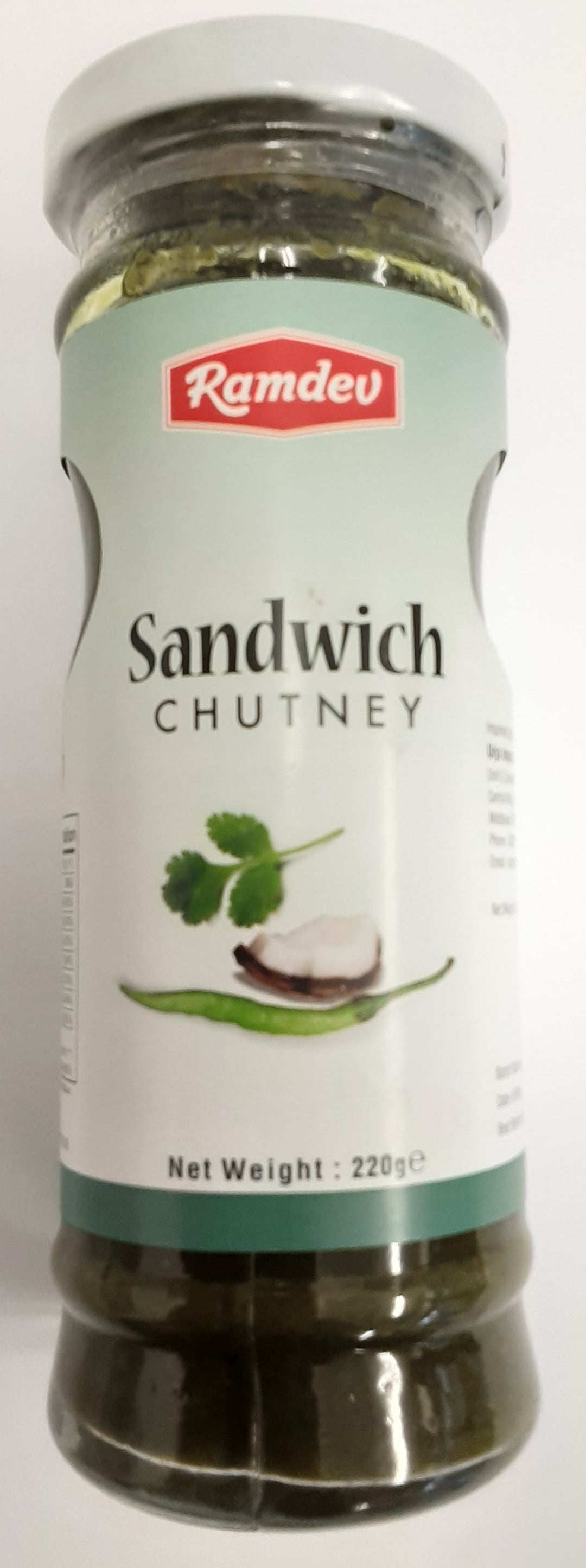Ramdev Sandwich Chutney 220g BBE JAN 2026