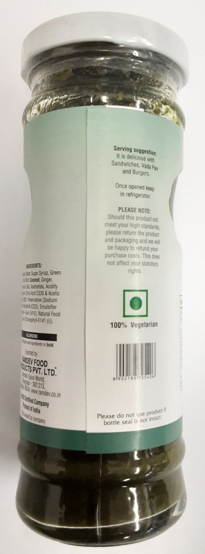 Ramdev Sandwich Chutney 220g BBE JAN 2026