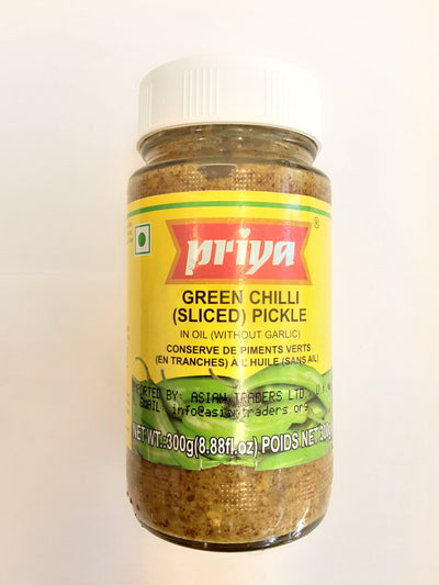 Priya Green Chilli Pickle 300g